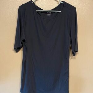 Apt. 9 Women's Elegant Black Short Sleeve Tee